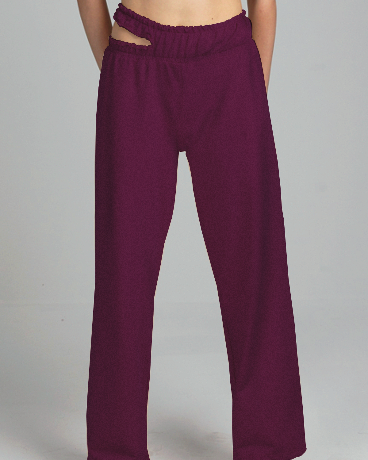 SPLIT-WAIST PANTS M1