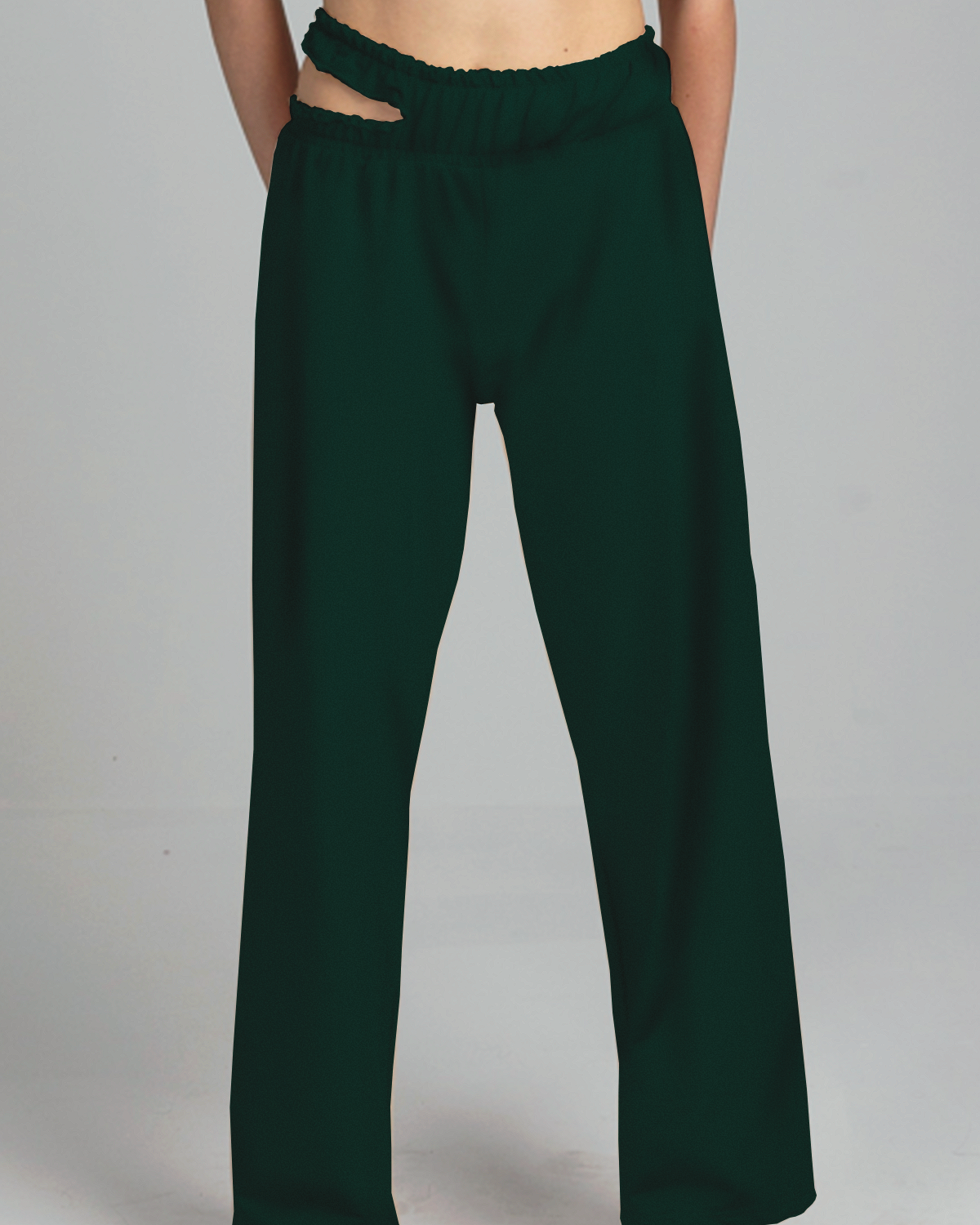 SPLIT-WAIST PANTS M1