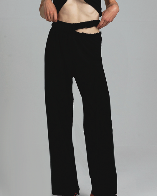SPLIT-WAIST PANTS M1